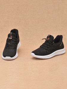 Double Star Slip-On Casual Shoes Breathable Mesh Lightweight Comfortable Anti-Slip Rubber Sole Low Cut Sneakers for Men And Women