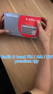RADIO BESTLAND AC/DC 4250 PORTABLE INTERNATIONAL DESIGN 3 BAND FM / AM / SW ANTIK CLASSIC JADUL