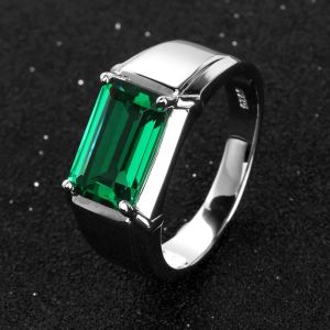 Cincin Elegan Desain Green and Blue Synthetic Stone (Adjustable)