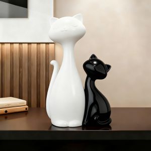 Luxury Creative Cat Figurine Decorative Item