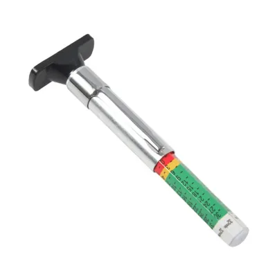 25mm Car Wheel Tyre Measuring Ruler Digital Tire Tread Pattern Depth Gauge Meter