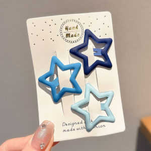 NING ZHOU | Blue Duckbill Hair Clip for Side Bangs and Flyaways