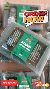 Mark and Marias Bitoon Herbal Soap 100g Natural Herbal Bath Soap Daily Cleansing Bar Refreshing Body Soap Moisturizing Skin Care Gentle Formula Premium Herbal Soap for Men & Women Suitable for Everyday Use Fresh Clean Feeling Quality Herbal Care!