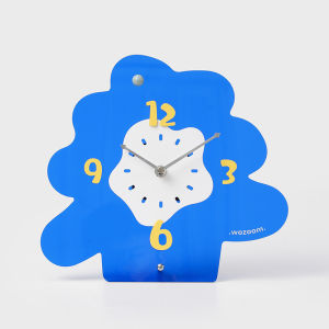 Mandelda Creative Clock Decorative Home Living Room TV Cabinet Tabletop Picture Frame Acrylic Material Living Room Decor