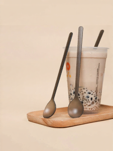 YUESHITANG | Long-handle Disposable Plastic Spoon For Commercial Use