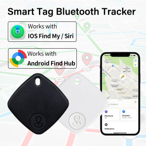 IOS Android GPS Tracker Mini Smart Tag Dual System Global Bluetooth Locator Key Finder for iPhone Google Find My Wallet Pet Kids
