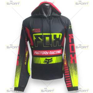BAJU JERSEY DEWASA PRIA MOTOCROS TRAIL SEPEDA GOWES MTB BERTUDUNG ATAU TOPI PANJANG BAHAN DRY-FIT BERPORI FULL PRINTING HALUS BUATAN LOKAL