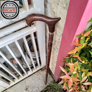 MAHEN CRAFT tongkat jalan kayu galih asem model habib profil C90