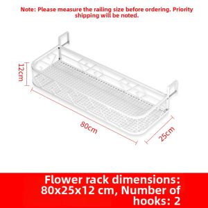 Jiaxun | Multifunctional Hanging Pot Rack for Balcony