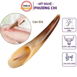 Dụng cụ cạo gió day ấn huyệt bằng sừng giúp lưu thông khí huyết - Mỹ Nghệ Phương Chi