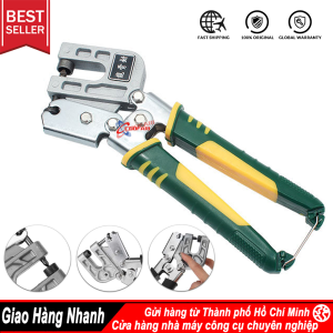 Kìm bấm lỗ nối tôn ghép khung xương vách thạch cao bằng hợp kim nhôm ghép tôn nhanh chống hiệu quả