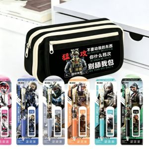 BEIDIANNI | Multi-layer Large Capacity Pencil Case Pen Organizer Bag