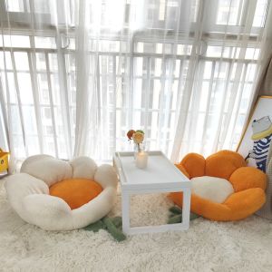 Flower Futon Ghế Nhồi Bông Phong Cách Hiện Đại Tối Giản Với Hoa Văn Thực Vật Cho Phòng Ngủ Nữ Ban Công Bay Window Sofa Phòng Khách