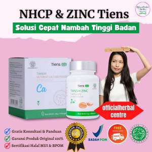 Peninggi Badan Herbal Alami Peninggi Badan Terbaik di Dunia BPOM Halal MUI Peninggi Badan NHCP dan Zinc