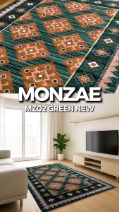 MIRZAE Karpet Lantai 210x300 MZ02 Green