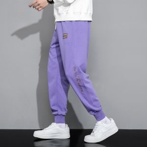 ROMON | Romon Mens Casual Sports Pants Elastic Loose Fit Autumn Spring Trendy Brand Youthful Vitality Long Trousers Sweatpants