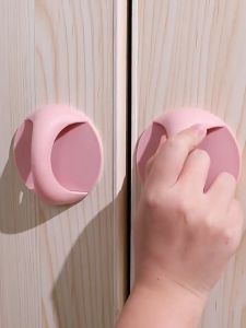 AI-C1063 Gagang Knop Laci Kabinet Jendela Kaca Pegangan Pintu Tempel Lemari Baju Bulat Serbaguna