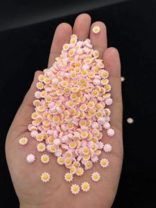 50Pcs/bag 3D Kawaii Pink Resin Nail Charms Rhinestones Cartoon Bow Flower Accessories Nail Art Decorations Supplies Ornament DIY