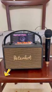 Loa Karaoke Peterhot A106W - Loa Karaoke Không Dây Kèm Mic Hát Cực Hay Loa Karaoke A106W Bản Cao Cấp Nhất Bass Cực Mạnh