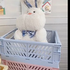 Simple & Creative Foldable Storage Box: Sundries Desktop Organizer for Office, School & Home