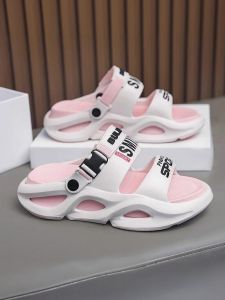 Trendy Summer Outdoor Womens Slippers Anti-Slip Soft Bottom Large Size Beach Sandals Comfortable Casual Sporty Flip Flops