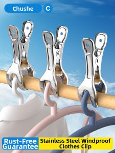 CHUSHE | Large Outdoor Clothes Drying Clips for Windproof Fixation