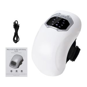foreverlily | Máy Mát Xa Đầu Gối Thông Minh Có Màn Hình LED Điều Chỉnh 3 Cấp Độ Áp Suất Không Khí Thư Giãn Cho Vai Khuỷu Tay Món Quà Lý Tưởng Cho Cha Mẹ Hoặc Người Lớn Tuổi