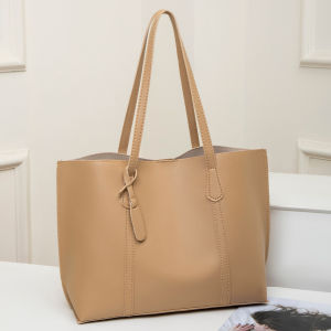 Womens Solid Color Large Capacity Tote Bag for Travel Fashionable Lightweight Portable Shoulder Bag for Daily  Casual  Totes