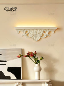 WEIXIANG | Retro Carved Wall Lamp For Entryway
