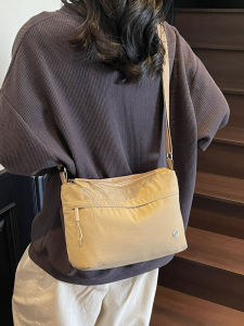 Lightweight Canvas Crossbody Bag for Women Commuter Stylish Versatile Large Capacity Single Shoulder Slant Bag Small Backpack