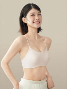 MiiOW | Gathering Small Bust Invisible Strap Seamless Beauty Back Bra for Halter Dresses