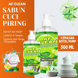 Botol Pump 500ml Sabun Cuci Piring AF clean Jeruk Nipis