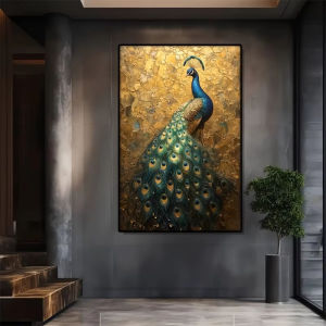 500/1000/1200/2000PCS Jigsaw Puzzle Peacock Vibrant Feathers Art For Adults Great Weekend Relaxation And Family Fun