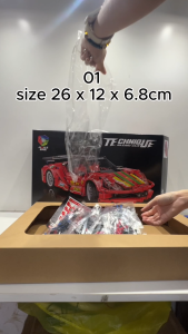 JIQILE Technique Sports Car Super Sport Off Road Cars Supercar Racing Vehicle Building Blocks Toys for Boys Kids