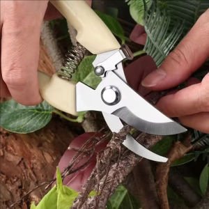 Stainless Steel Pruning Scissors Multifunctional Flower Tree Branch Cutting Garden Pruner Hand Shear Clipper Tool