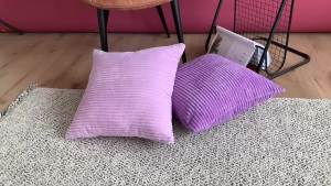 Set Bantal Peluk Batang Jag Tiga Dimensi Sederhana Sederhana Musim Luruh dan Musim Sejuk Yang Selesa Korduroi Sarung Bantal Belakang Penutup Sofa Tidak Mengandungi Teras