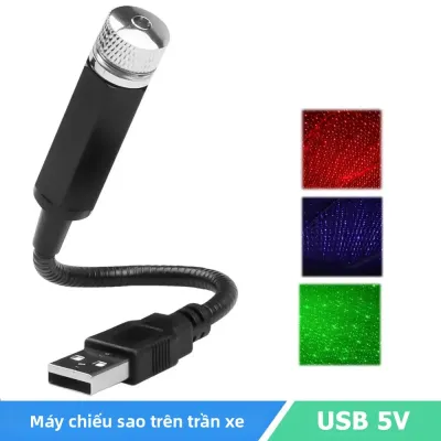 Đèn Chiếu Sao Trần Xe Hơi LED USB 5V Mini Đèn Ngủ Bầu Trời Đầy Sao Đèn Dải Ngân Hà Đèn Tạo Không Khí Lãng Mạn Cho Phòng Trang Trí Tiệc Tùng
