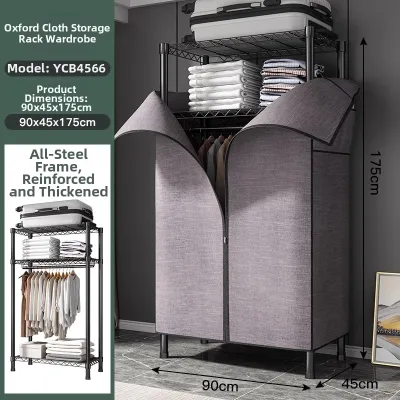 Home Organizer | Compact Single Door Modern Hanging Wardrobe
