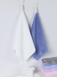 Antibacterial Cotton Square Towel for Children with Hanging Design