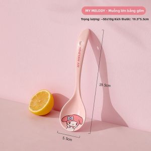 Muỗng Súp Gốm Bóng Lớn