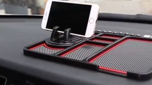 Tatakan HP Phone Holder Dashboard Mobil Mat Alas Anti Slip Sticky Pad Nano Gel