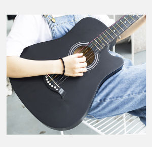 Đàn Guitar Acoustic Dáng A Size 40 Inch Gỗ Tự Nhiên Có Ty Chỉnh Cần