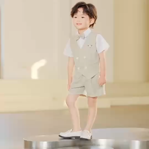 เสื้อกั๊กเด็กชาย ชุดสูทเด็ก ชุดออกงานเด็ก สำหรับเด็กชาย ดีไซน์สบาย พร้อมส่งในไทย