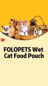 【Ready】100g/tas Untuk Makanan Kucing Basah Cocok Untuk Kucing Dari Segala Usia (4 Rasa)