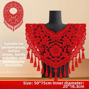 HUANGLISHI | Photography Decoration Hollow Chinese Paper Cutting Yun Jian Headpiece