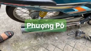 ⚡️FREESHIP⚡️ Pô wave 110-1985 đít xi -đít đen móc ấm