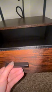 Nightstands with Charging Station Bed Side Table End Table Wooden ﻿Night Stand with Solid Wood Drawers Storage Shelf Modern Side Table with USB Ports and Power Outlets for Bedroom Home