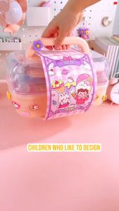 BYJ DIY Sticker Art Set Goo Maker Accessories for Kids Arts and Crafts