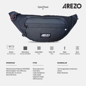 Crossbody Bag - Tas Selempang Sling Pria / Tas Arezo