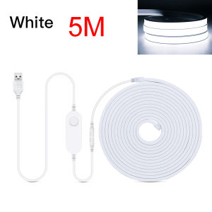 Super Bright Zigbee 3.0 COB Neon LED Strip Light 2M 5M Flexible LED Tape Dimmable Diode Ribbon Home Decoration for Alexa Google